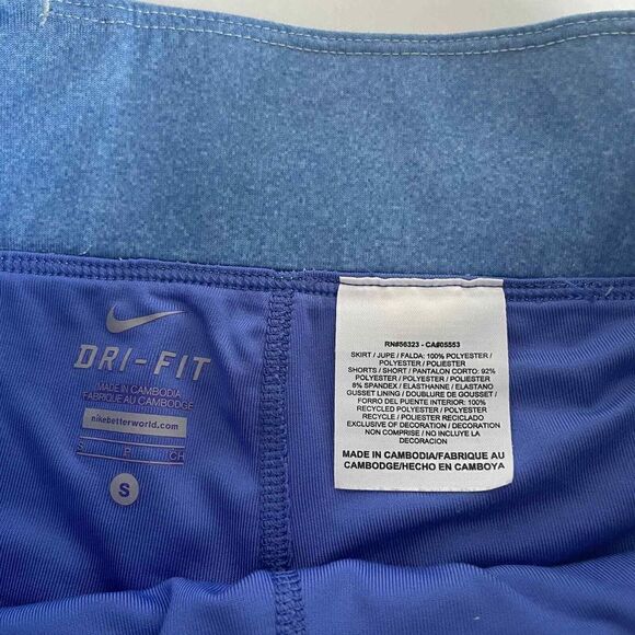 Nike Blue Dip Die Skort Size Small - Picture 3 of 5
